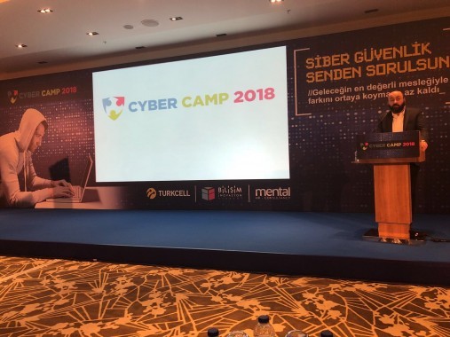 Cybercamp 2108 @Turkcell ve @mentalhr katkılarıyla bugün başladı. 