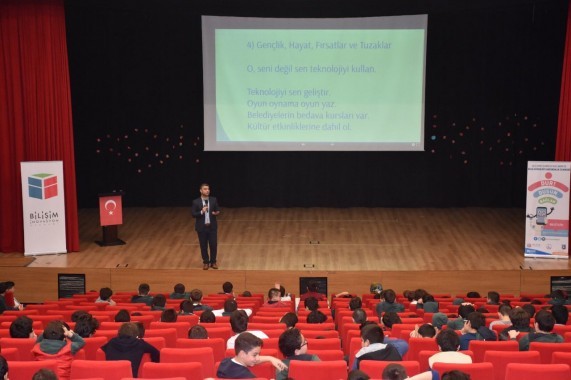 Maltepe Şehit Murat Mertel İmam Hatip Ortaokulunda “Teknoloji Kullanımı ve Bilgi Güvenliği Semineri” ile gençlerimizle buluştuk. Maltepe Şehit Murat Mertel İmam Hatip Ortaokulunda “Teknoloji Kullanımı ve Bilgi Güvenliği Semineri” ile gençlerimizle buluştuk.
